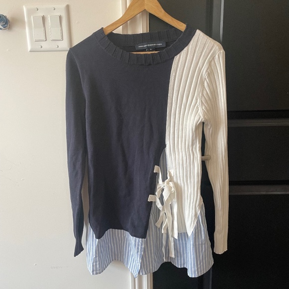 NEW French Connection Knit Top Sweater Blouse - Picture 1 of 3